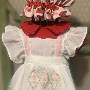 Strawberry Shortcake inspired Halloween Costume Size 5-6